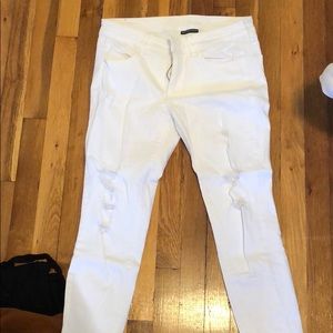 White jeans